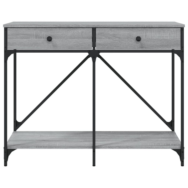 Grauer Konsolentisch Zizeta 100x39x78,5cm (Holz)