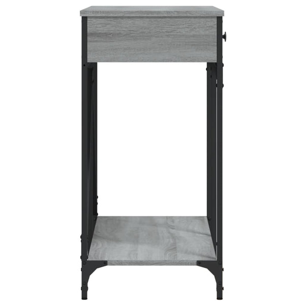 Grauer Konsolentisch Zizeta 100x39x78,5cm (Holz)