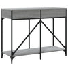 Grauer Konsolentisch Zizeta 100x39x78,5cm (Holz)