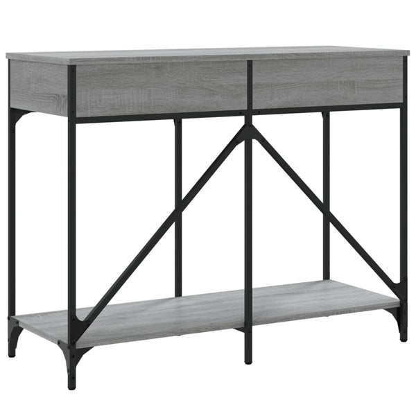Grauer Konsolentisch Zizeta 100x39x78,5cm (Holz)