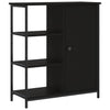 Schwarze Anrichte Marghita 70x30x80cm (Holz)