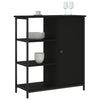 Schwarze Anrichte Marghita 70x30x80cm (Holz)