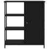 Schwarze Anrichte Marghita 70x30x80cm (Holz)