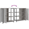 Harmaa senkki Marghita 70x30x80cm (puinen)