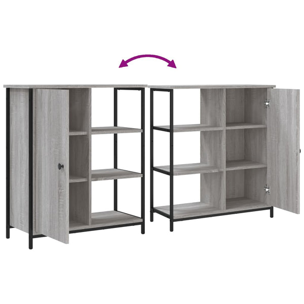 Harmaa senkki Marghita 70x30x80cm (puinen)
