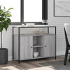Graues Sideboard Guz 100x35x80cm (Holz)