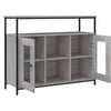 Graues Sideboard Ghiulserim 100x35x80cm (Holz)