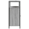 Graues Sideboard Ghiulserim 100x35x80cm (Holz)