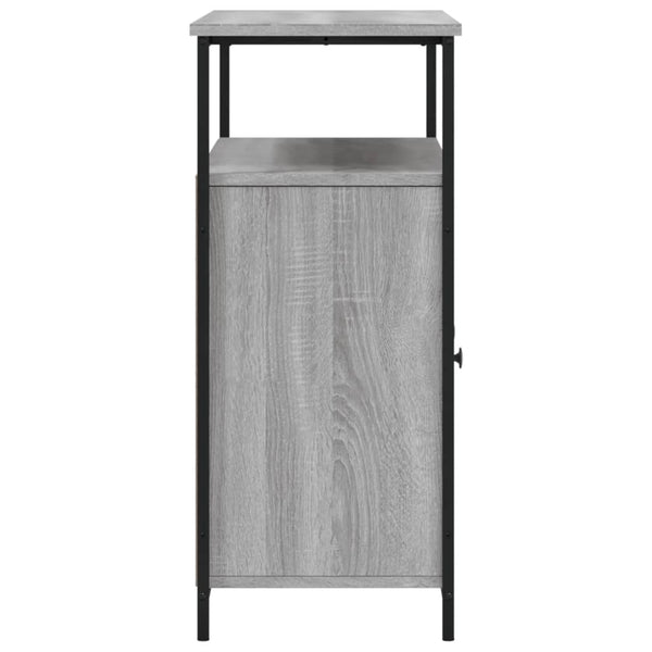 Graues Sideboard Ghiulserim 100x35x80cm (Holz)