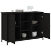 Schwarzes Sideboard Moanta 100x35x70cm (Holz)