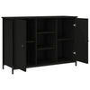 Schwarzes Sideboard Moanta 100x35x70cm (Holz)
