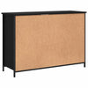 Schwarzes Sideboard Moanta 100x35x70cm (Holz)