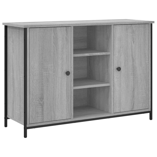 Graues Sideboard Moanta 100x35x70cm (Holz)