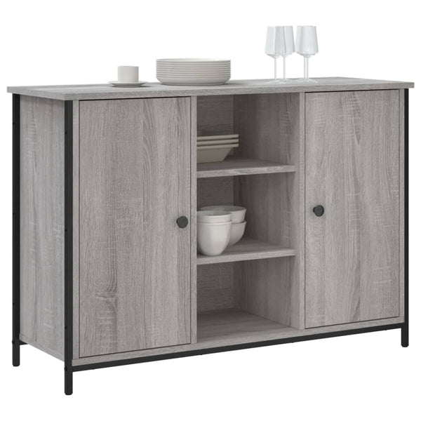 Graues Sideboard Moanta 100x35x70cm (Holz)