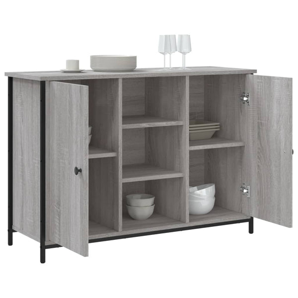 Graues Sideboard Moanta 100x35x70cm (Holz)
