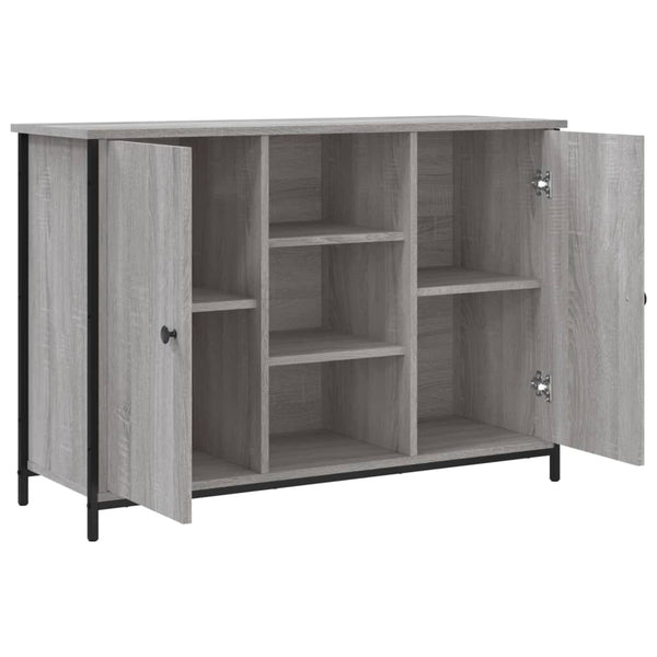 Graues Sideboard Moanta 100x35x70cm (Holz)
