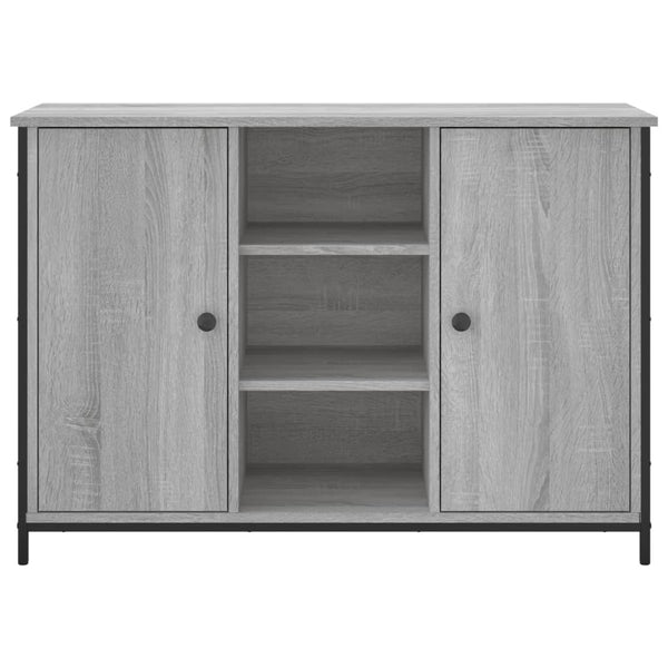 Graues Sideboard Moanta 100x35x70cm (Holz)