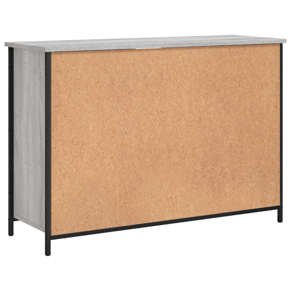Graues Sideboard Moanta 100x35x70cm (Holz)