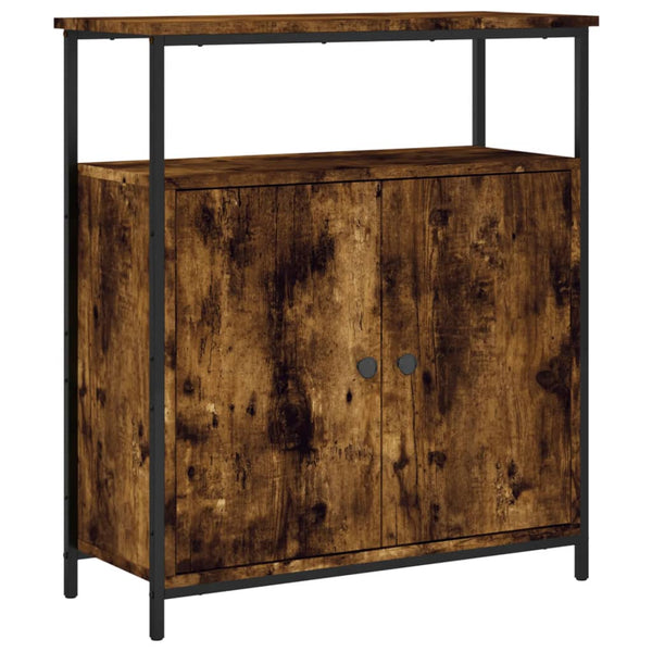 Sideboard Krysten 70x30x80cm, geräucherte Eiche (Holz)