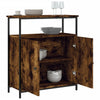 Sideboard Krysten 70x30x80cm, geräucherte Eiche (Holz)