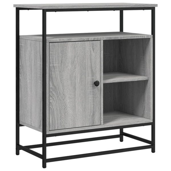 Graues Sideboard Cornelio 69x35x80cm (Holz)