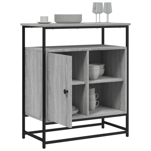 Graues Sideboard Cornelio 69x35x80cm (Holz)