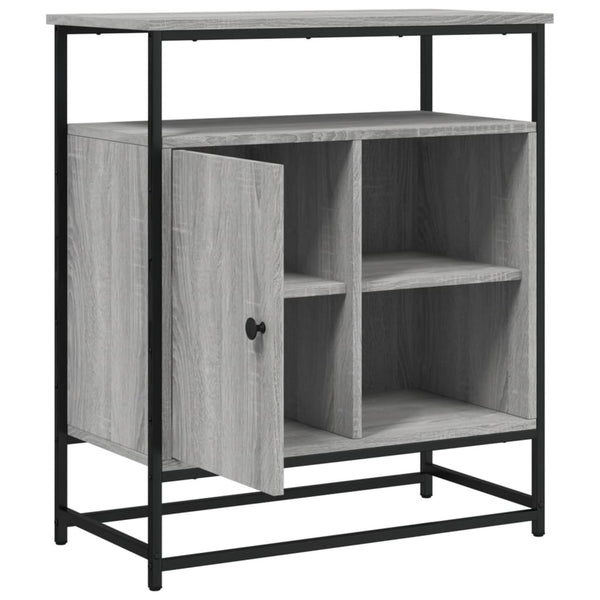Graues Sideboard Cornelio 69x35x80cm (Holz)