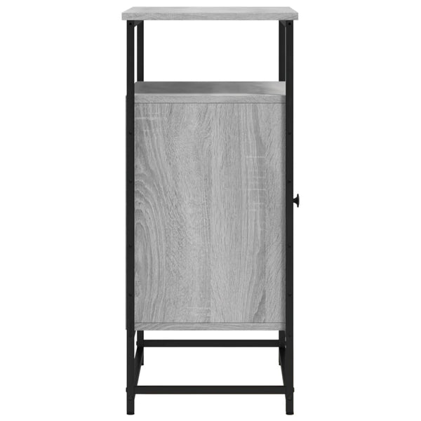 Graues Sideboard Cornelio 69x35x80cm (Holz)