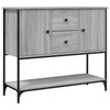 Graues Sideboard Victora 100x36x85cm (Holz)
