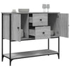 Graues Sideboard Victora 100x36x85cm (Holz)