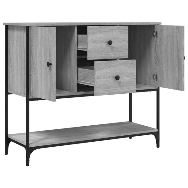 Graues Sideboard Victora 100x36x85cm (Holz)