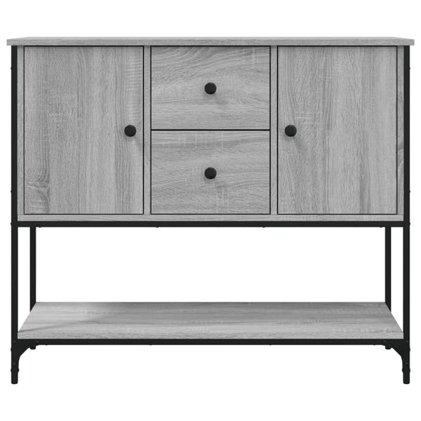 Graues Sideboard Victora 100x36x85cm (Holz)