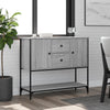 Graues Sideboard Victora 100x36x85cm (Holz)