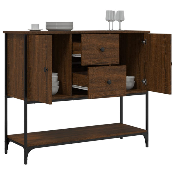 Braunes Sideboard Victora 100x36x85cm (Holz)