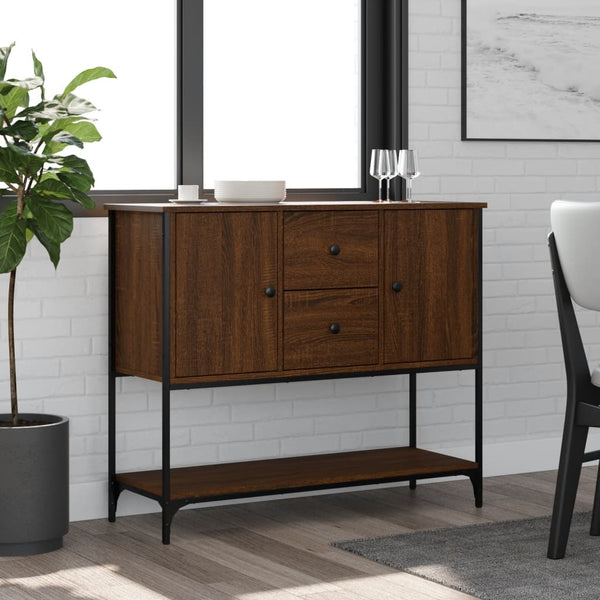 Braunes Sideboard Victora 100x36x85cm (Holz)