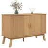 OLDEN Sideboard, braun, Größe 114x43x73,5 cm, Material Kiefer massiv