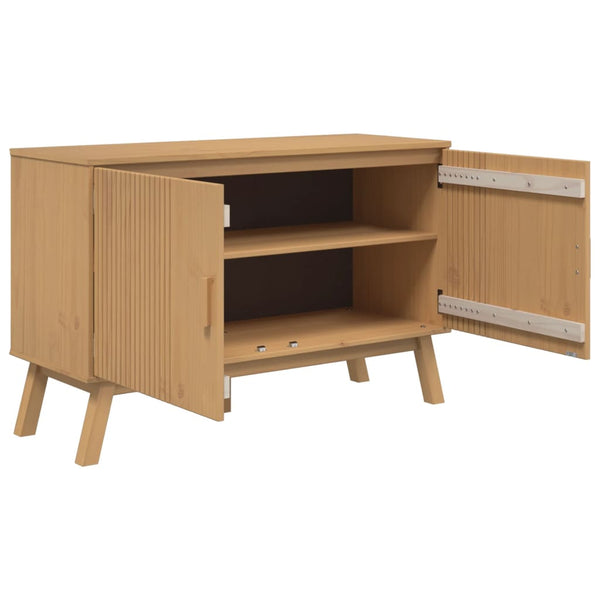 OLDEN Sideboard, braun, Größe 114x43x73,5 cm, Material Kiefer massiv