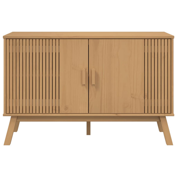 OLDEN Sideboard, braun, Größe 114x43x73,5 cm, Material Kiefer massiv