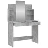 Betongrauer Schminktisch Dulfu 96x39x142cm