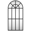 Schwarzer Wandspiegel Roneo 30x60cm (Bogendesign Eisen)