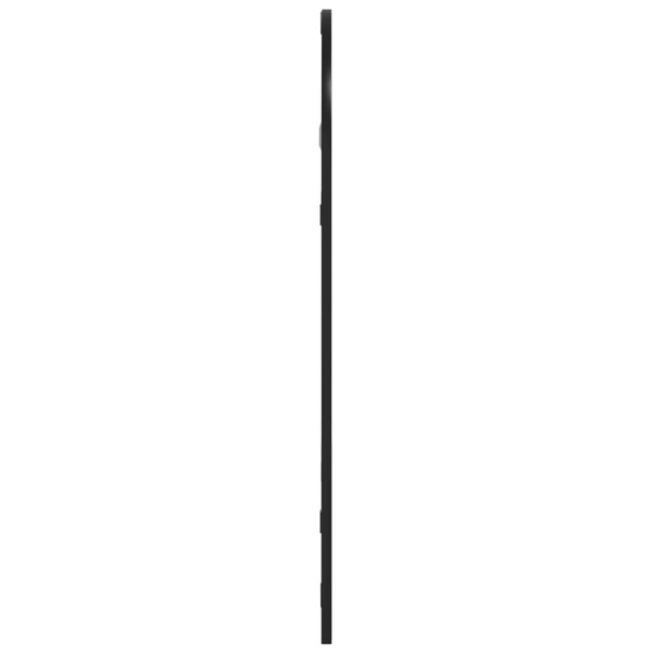 Schwarzer Wandspiegel Roneo 30x60cm (Bogendesign Eisen)