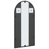 Schwarzer Wandspiegel Roneo 30x60cm (Bogendesign Eisen)