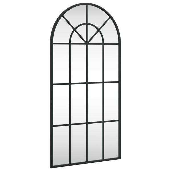 Schwarzer Wandspiegel Roneo 40x80cm (Bogeneisen)