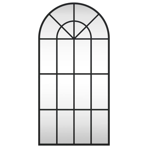 Schwarzer Wandspiegel Roneo 40x80cm (Bogeneisen)