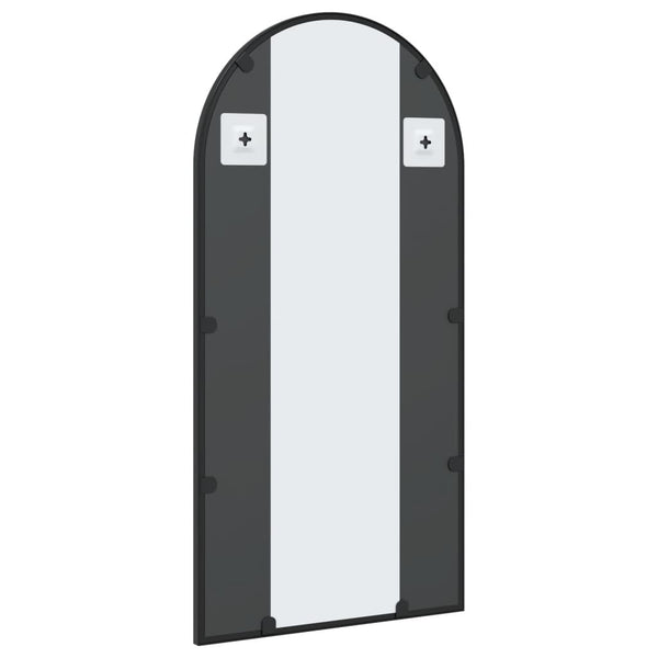 Schwarzer Wandspiegel Roneo 40x80cm (Bogeneisen)