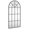 Schwarzer Wandspiegel Roneo 50x100cm (Bogen Eisen)