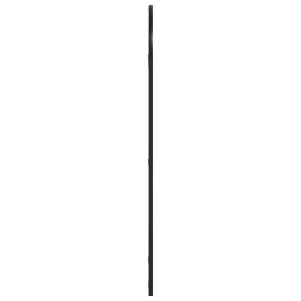 Schwarzer Wandspiegel Roneo 50x100cm (Bogen Eisen)