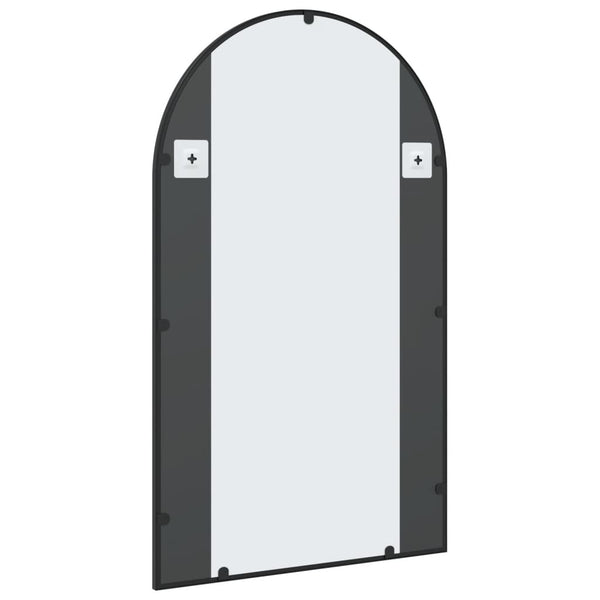 Schwarzer Wandspiegel Roneo 60x100cm (Bogeneisen)