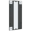 Schwarzer Wandspiegel Soriana 30x60cm (rechteckiges Eisen)