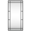 Schwarzer Wandspiegel Soriana 40x80cm (Eisen, rechteckig)